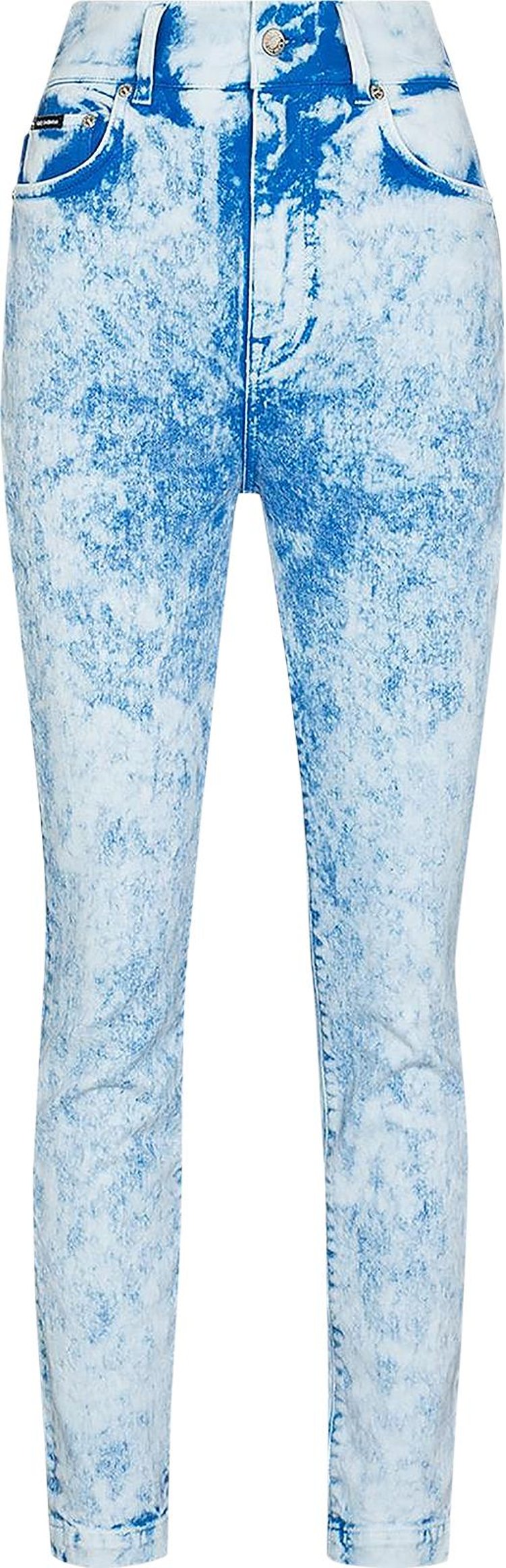 Dolce & Gabbana Acid Wash Skinny Jeans 'Blue'