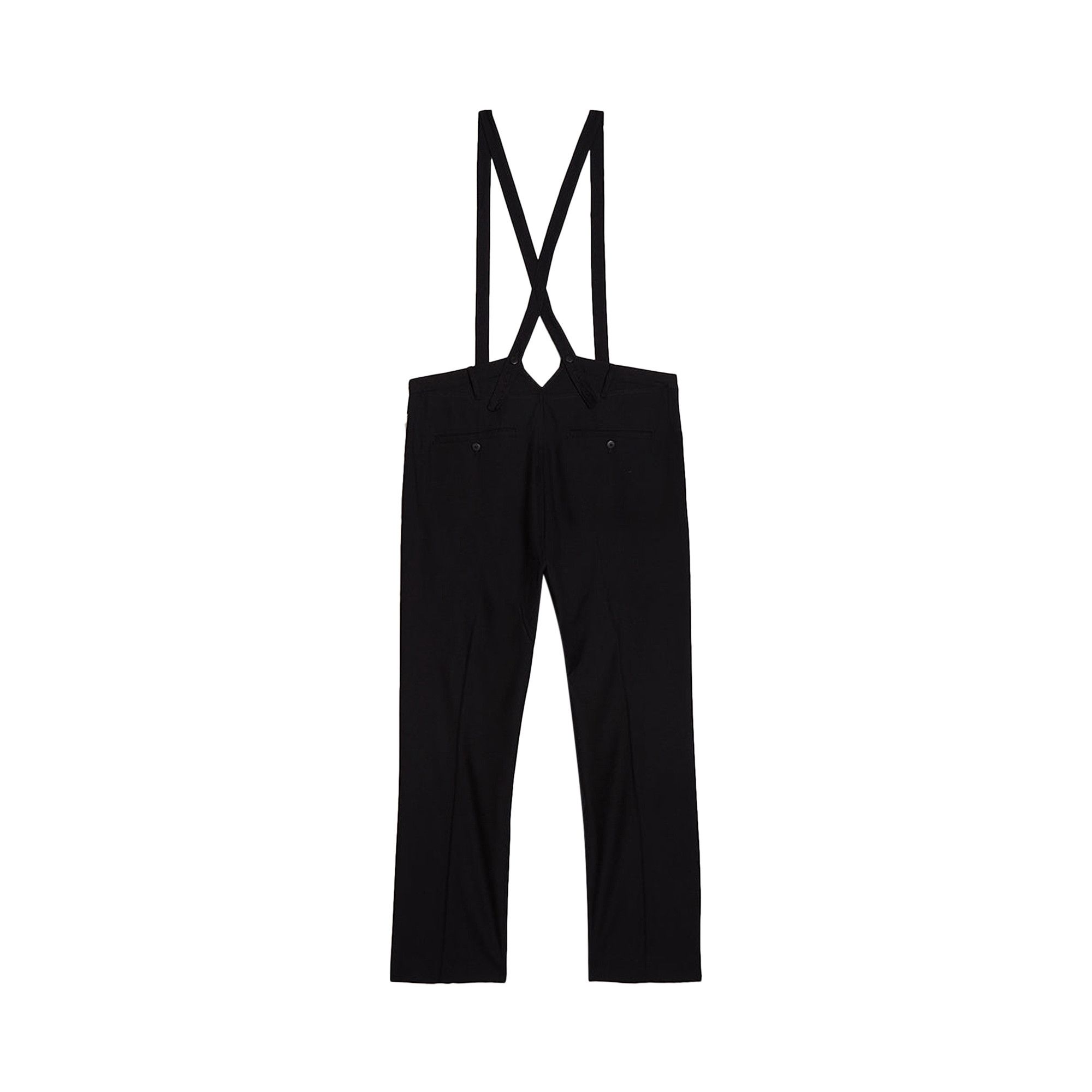 Buy Visvim Travailler Braces Pants 'Black' - 121205008017 BLAC | GOAT