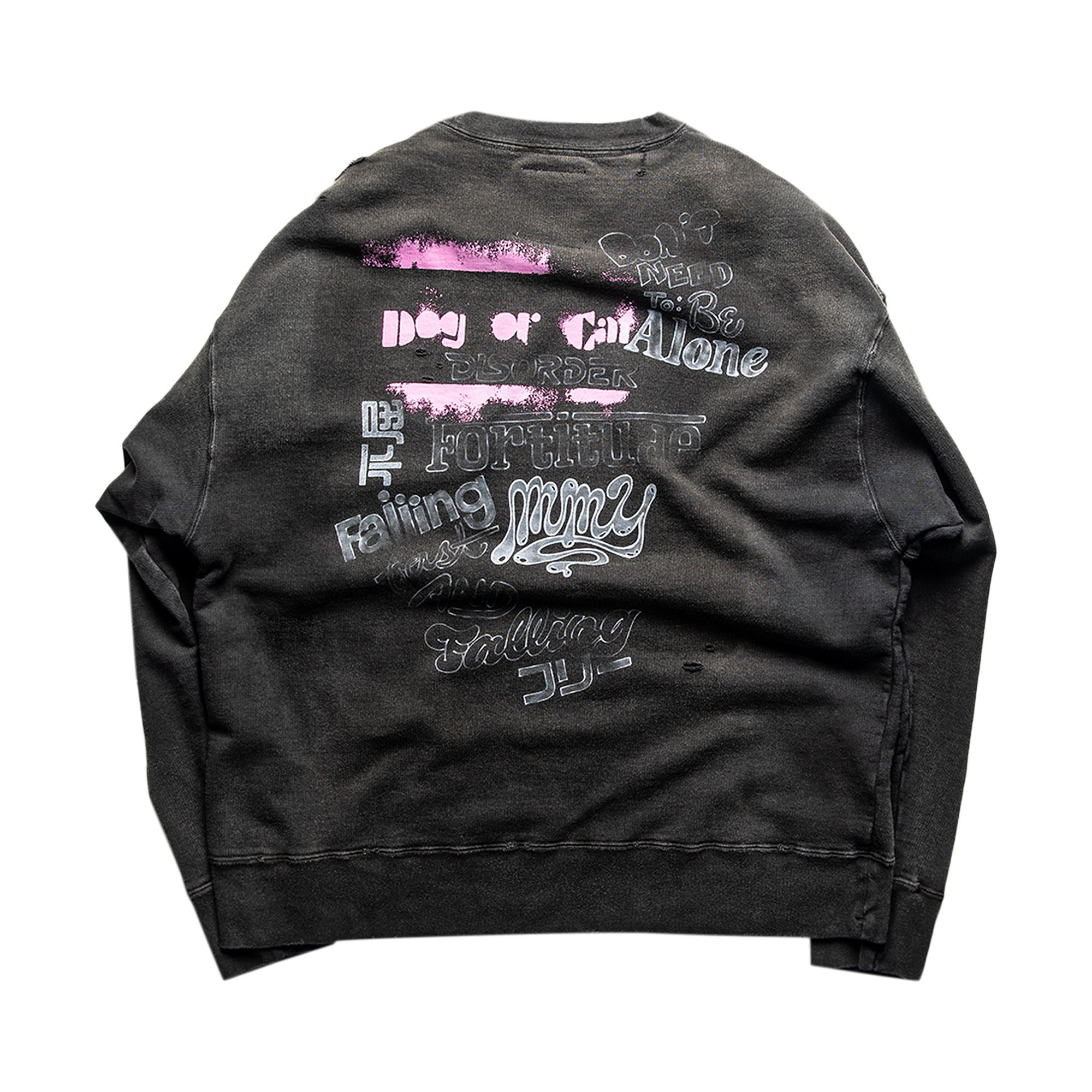【送料込】 Mihara Maison Buy Yasuhiro Pullover Graffiti Distressed トップス