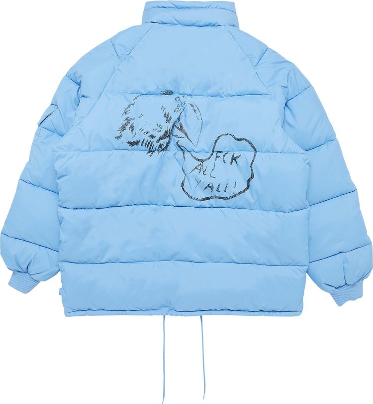 Supreme x Raymond Pettibon Mechanics Jacket Light Blue