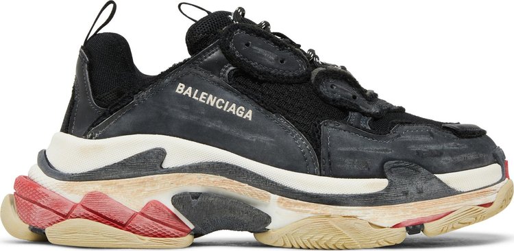 Buy Balenciaga Triple S Sneaker 'DIY - Black Red' - 533882 W3CS1 1061 ...