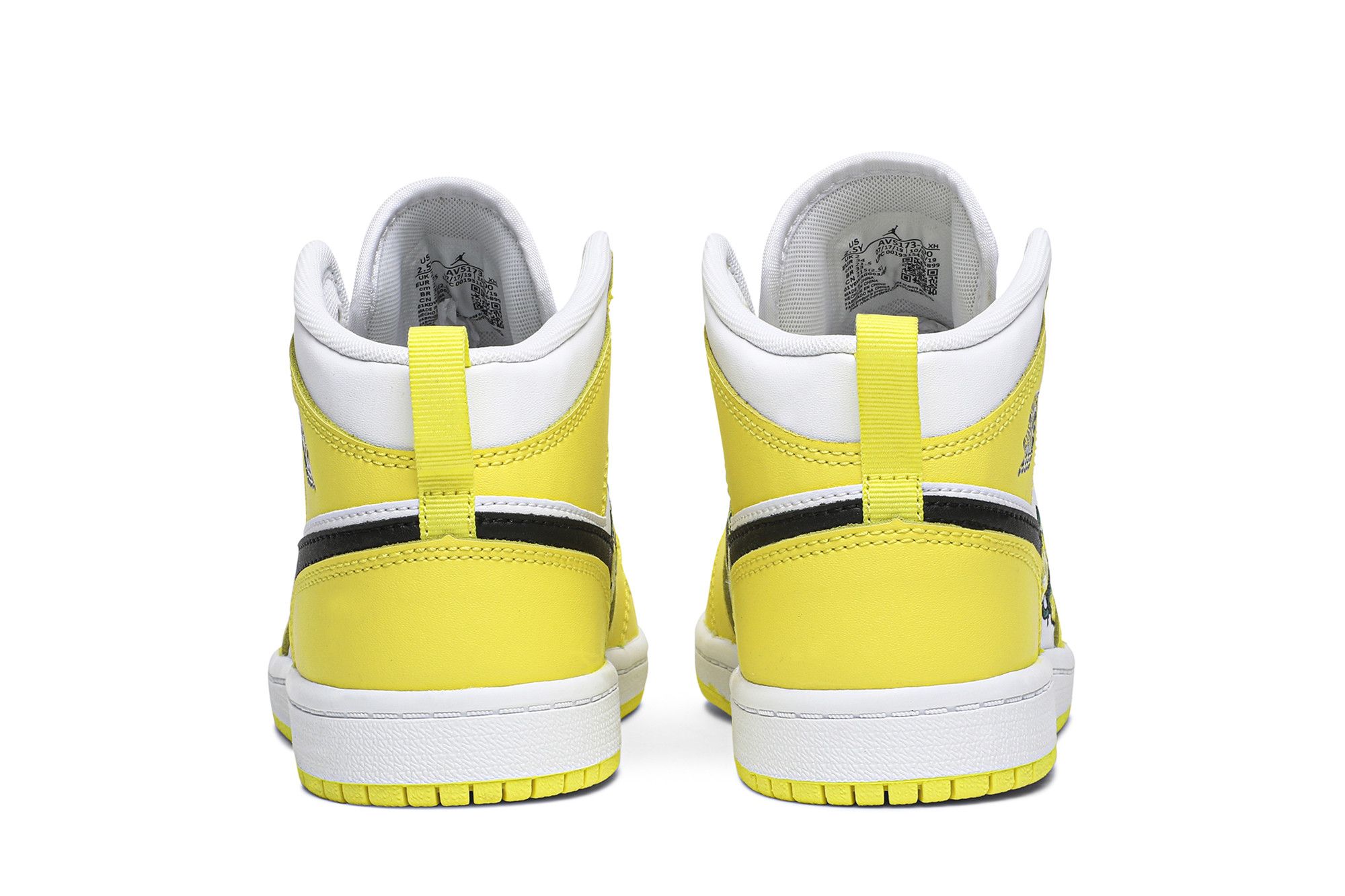 Buy Air Jordan 1 Mid SE PS 'Rose Patch - Dynamic Yellow