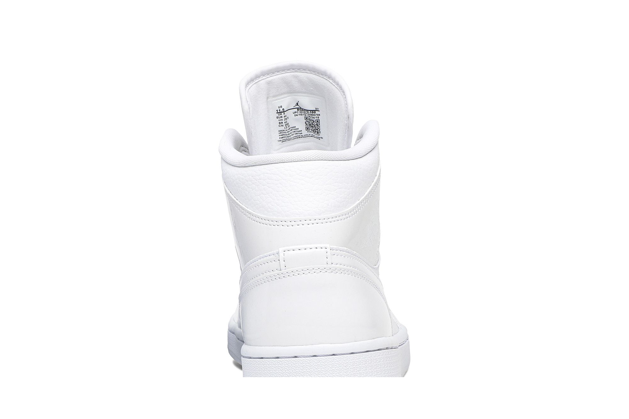 Buy Wmns Air Jordan 1 Mid Triple White Patent BQ6472 100 GOAT UK