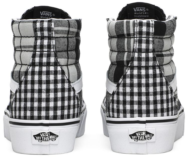 Vans Sk8 Hi Platform Plaid Checkerboard