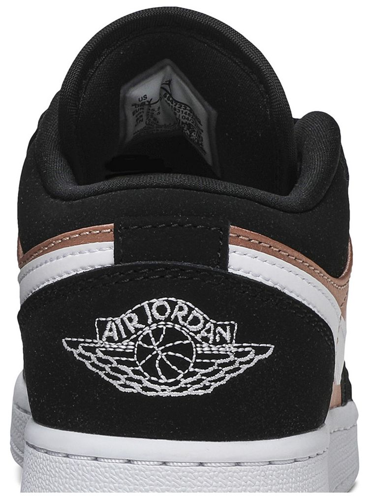 Air Jordan 1 Low GS White Rose Gold