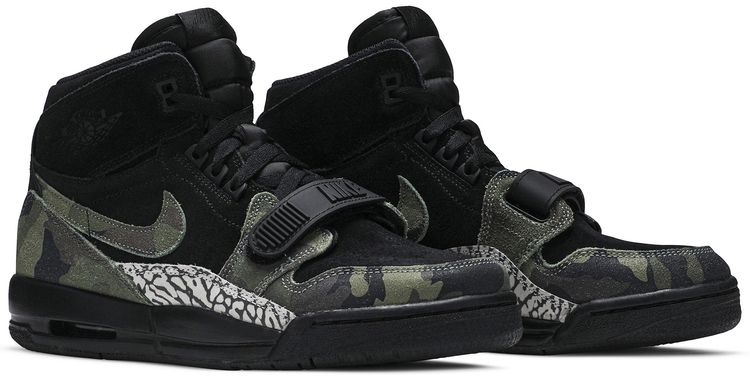 Air Jordan Legacy 312 GS Black Camo Green