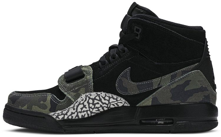Air Jordan Legacy 312 GS Black Camo Green