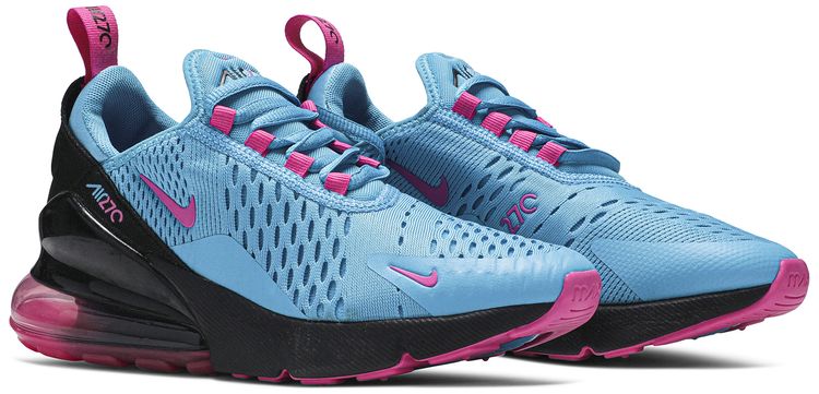 Nike Air Max 270 GS Light Blue Fury Fuchsia