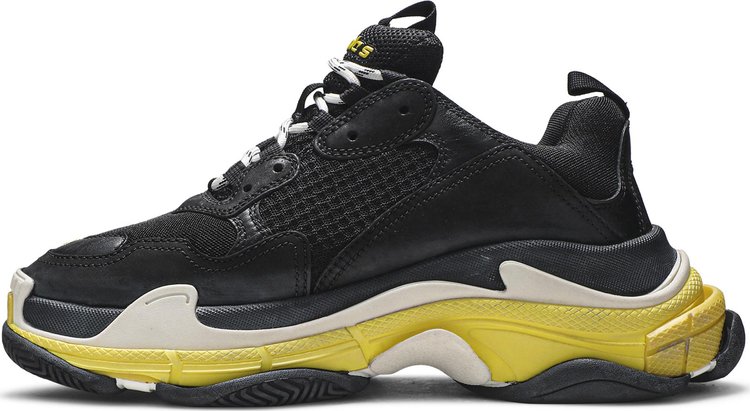 Balenciaga Triple S Sneaker Black Yellow