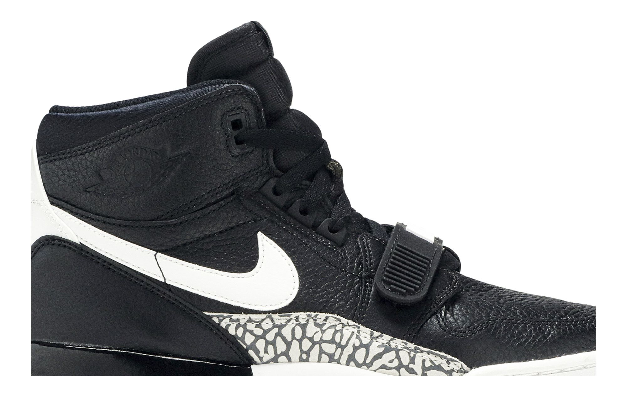 Air jordan legacy 312 low black cement hot sale