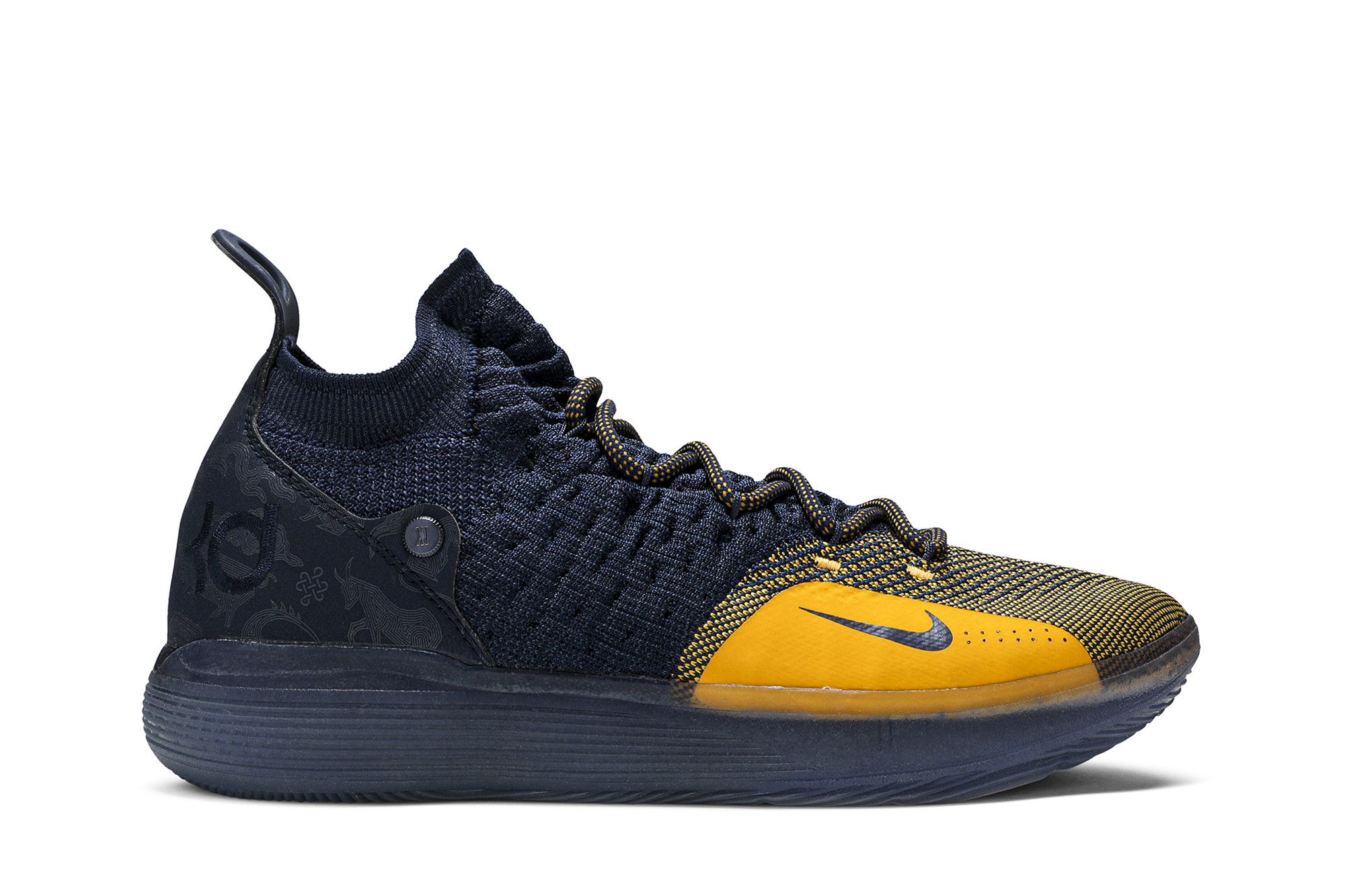 Blue and gold kd 11 shop