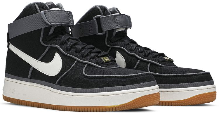 Nike Air Force 1 High 07 LV8 Black Orange Gum