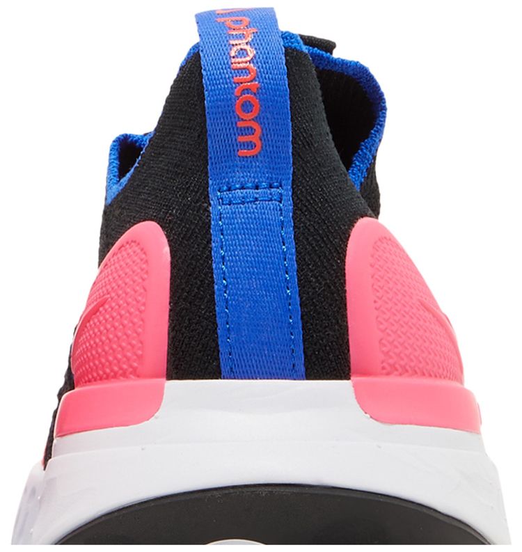 Nike Wmns React Phantom Run Flyknit 2 Black Bright Crimson