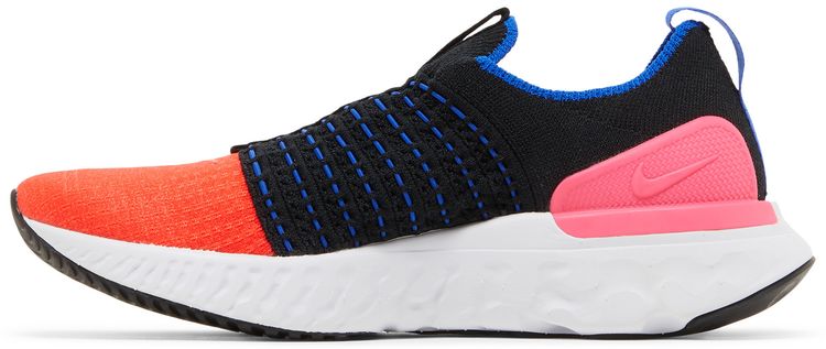 Nike Wmns React Phantom Run Flyknit 2 Black Bright Crimson