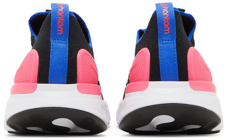 Nike Wmns React Phantom Run Flyknit 2 Black Bright Crimson