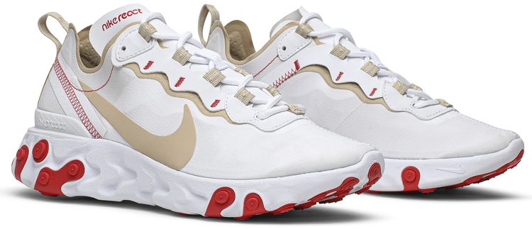 Nike Wmns React Element 55 White Desert Ember