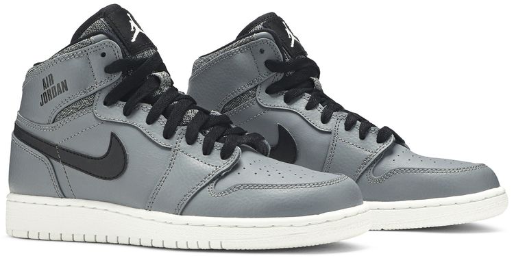 Air Jordan 1 Retro High BG Rare Air   Cool Grey Black