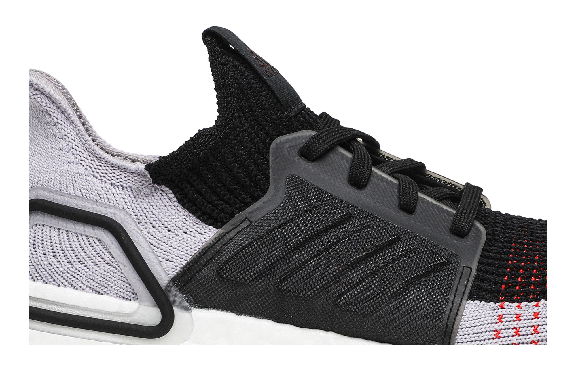 Ultraboost 19 shoes core black  soft vision  solar red on sale