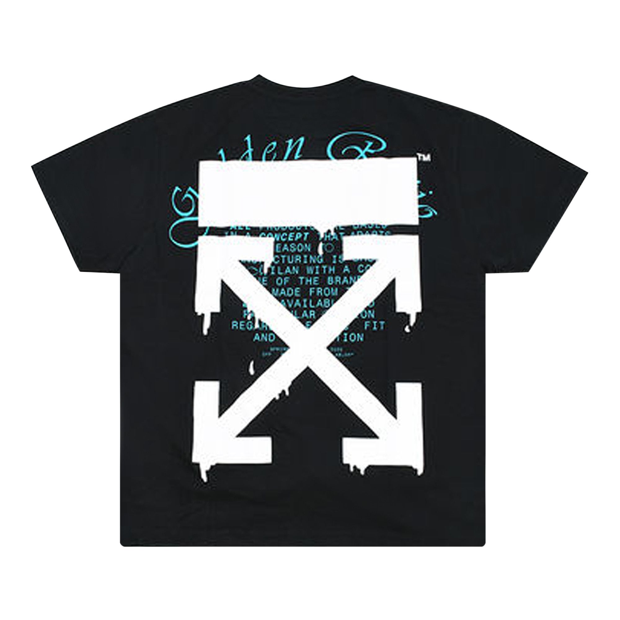 OFF-WHITE DRIPPING ARROWS OVER Tシャツ Buy Off-White Dripping Arrows Short Sleeve Over T-Shirt 'Black
