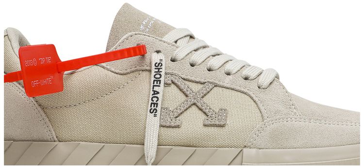 Off White Vulc Sneaker Beige