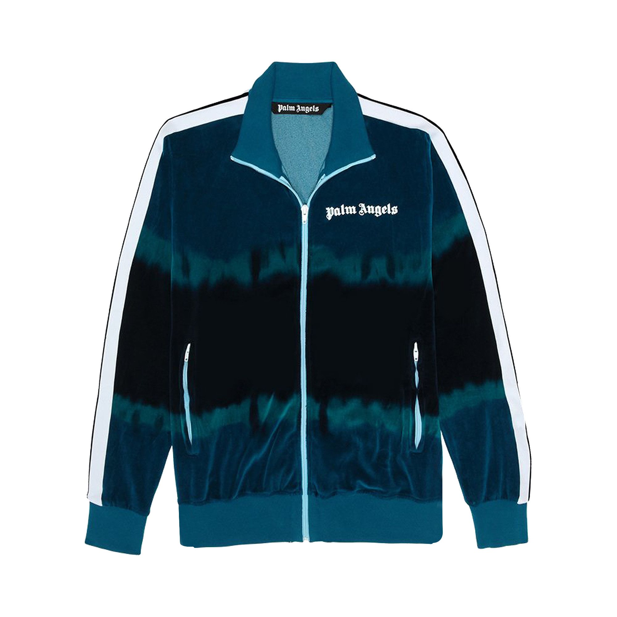 最適な価格 Dye Tie Angels Palm Buy Chenille 'Blue Jacket Track トップス