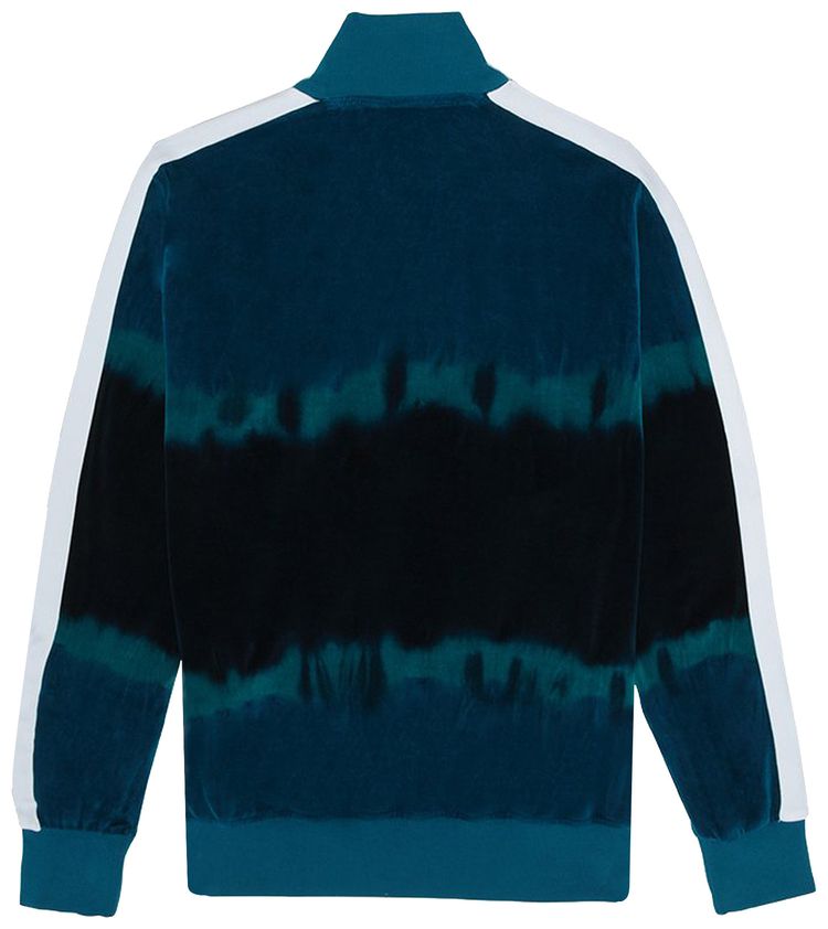 Palm Angels Tie Dye Chenille Track Jacket Blue