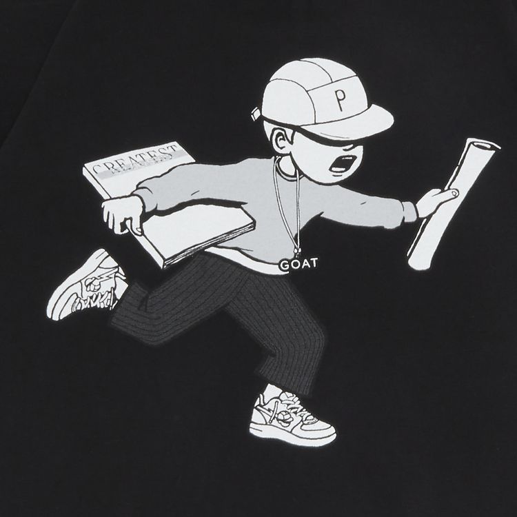GOAT Exclusive Paperboy Classic T Shirt in Black