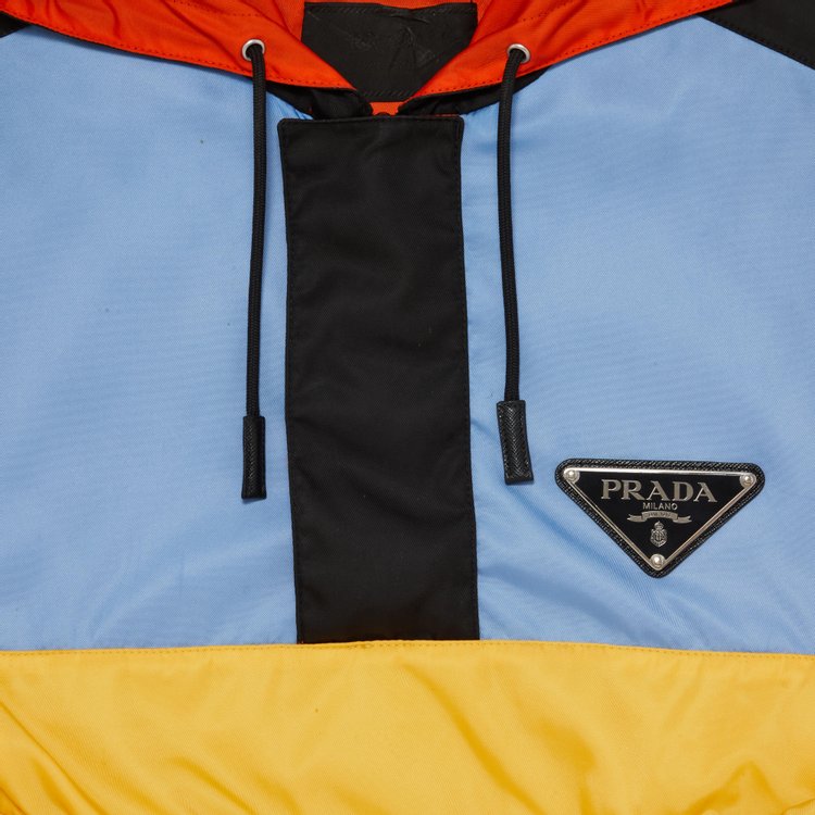 Pre Owned Prada x Homer Nylon Anorak in OrangeBlueYellow