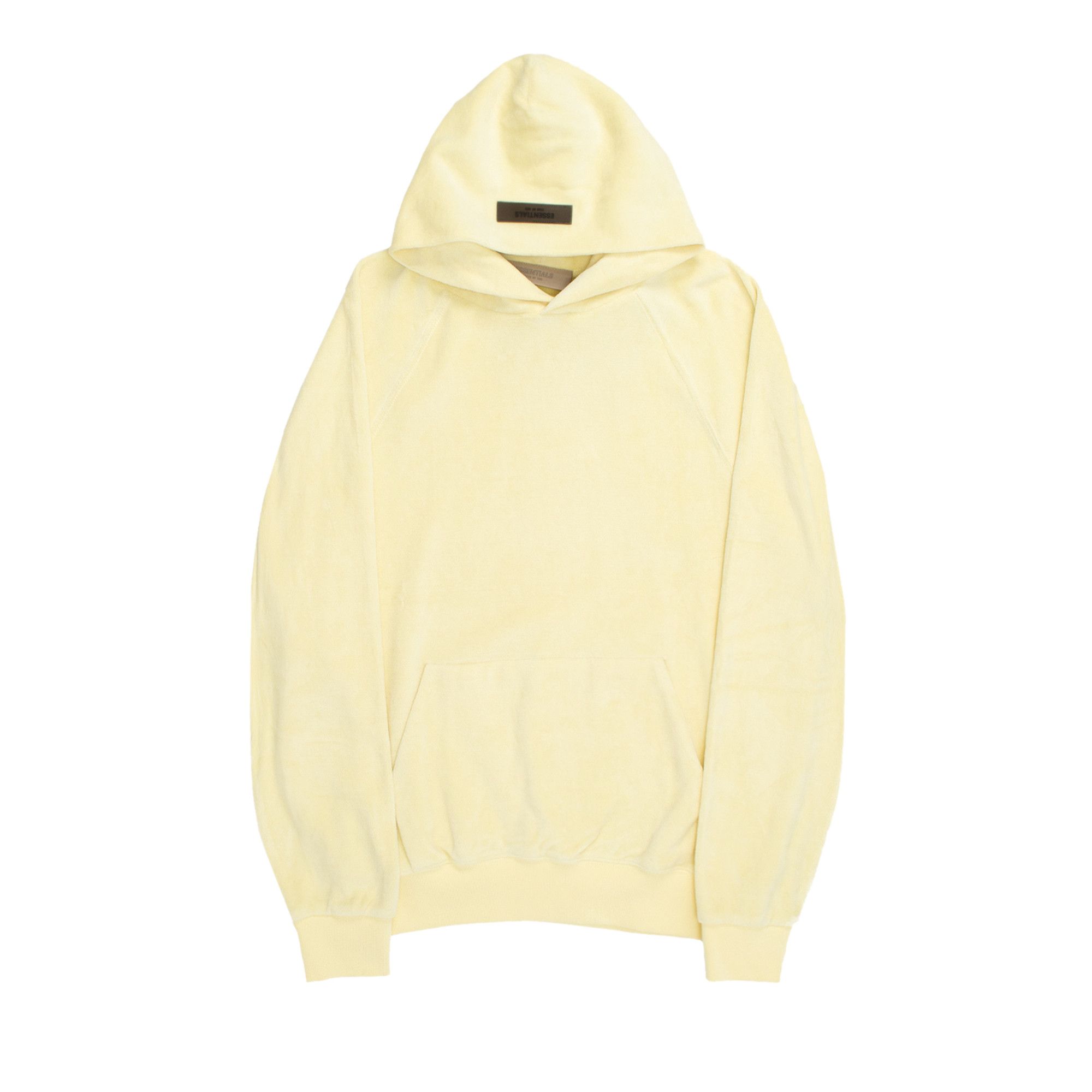 Buy Fear of God Essentials Velour Hoodie Canary 192SU225136FW