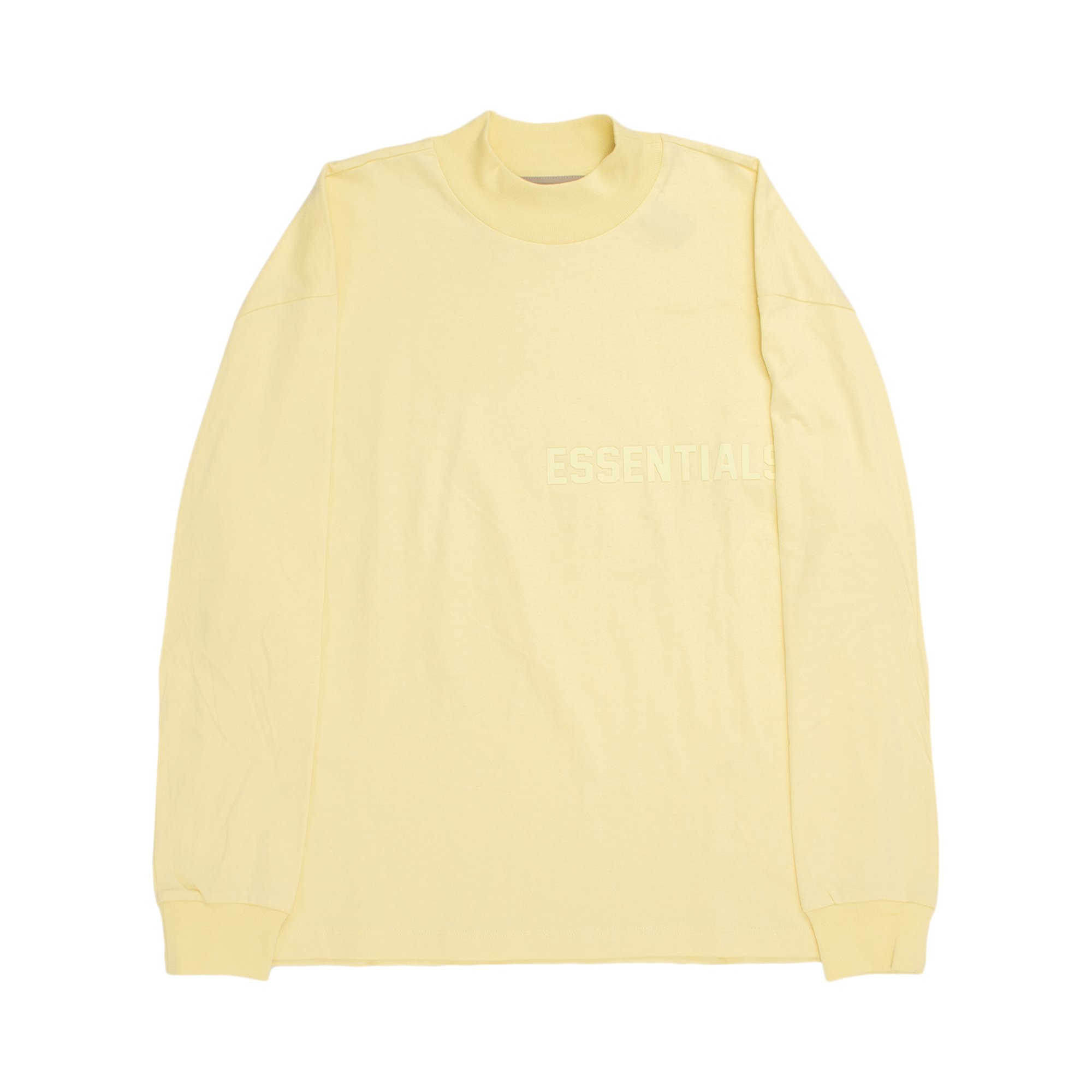 Buy Fear of God Essentials Long-Sleeve Tee 'Canary' - 125SU222016F