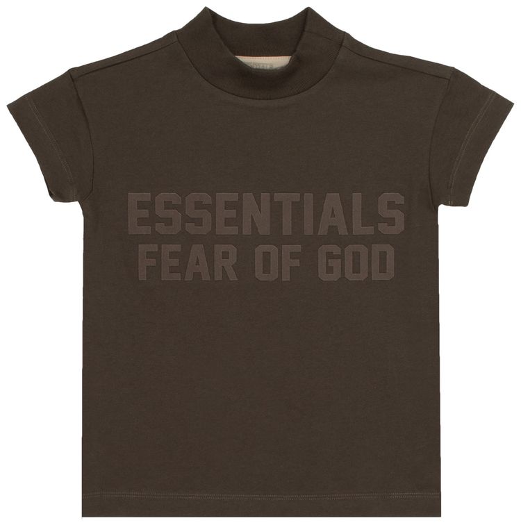 Fear of God Essentials Kids Short Sleeve Tee Off Black