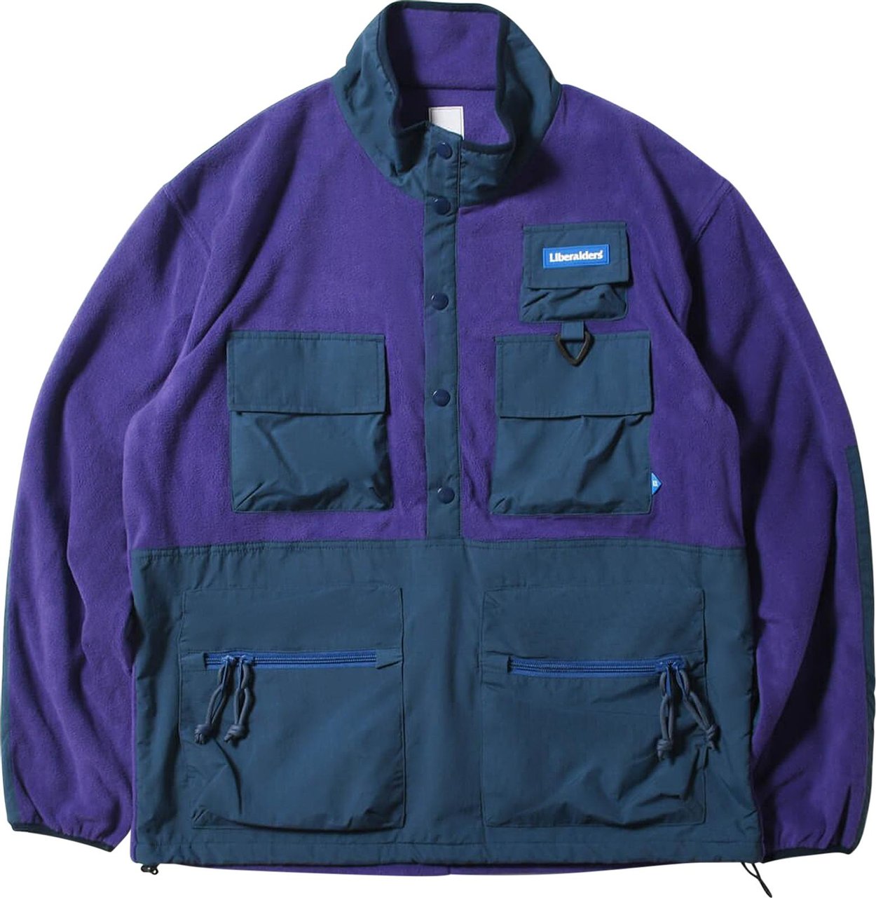 Buy Liberaiders Fleece Utility Anorak 'Purple' - 76011 PURP | GOAT