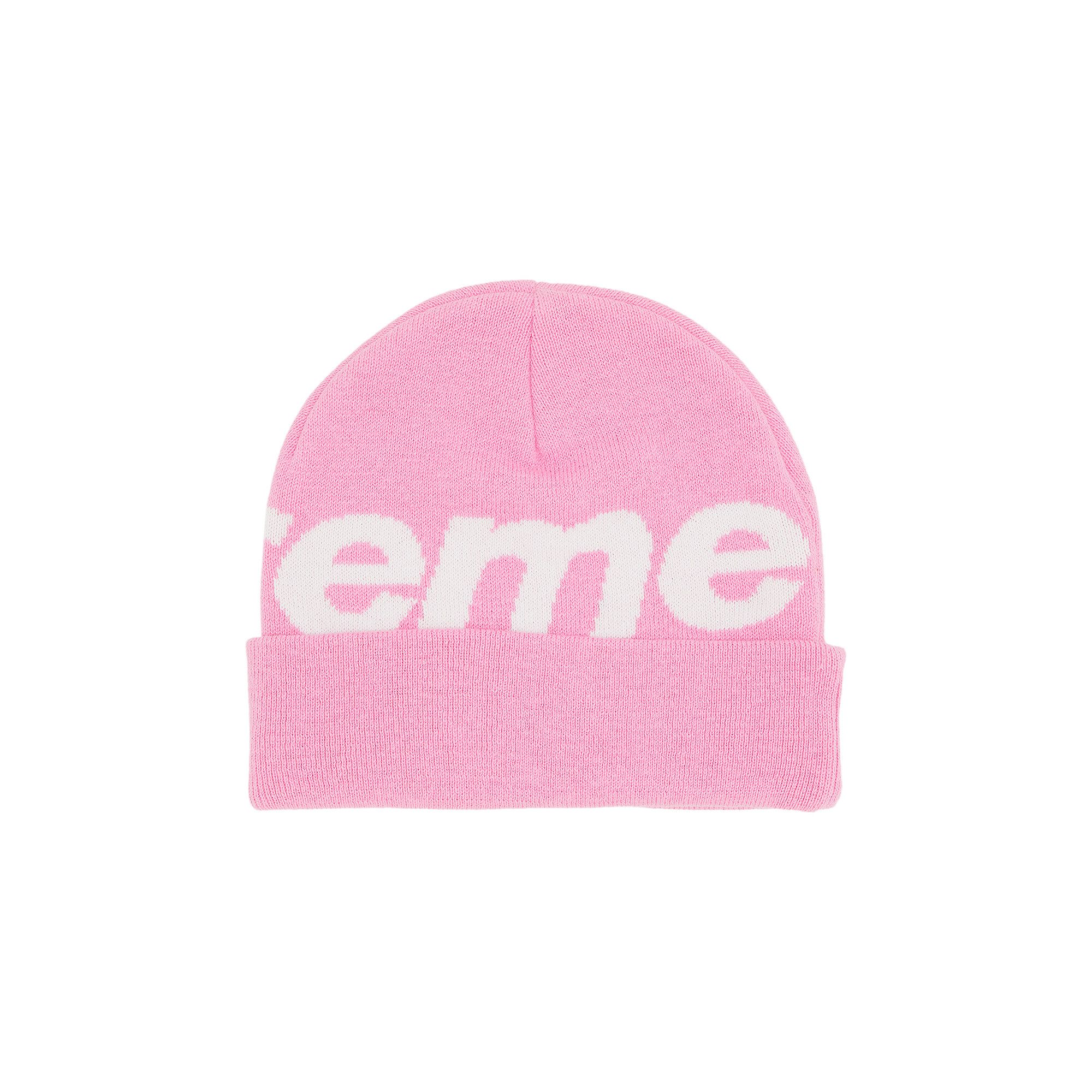 Buy Supreme Big Logo Beanie 'Pink' - FW22BN29 PINK | GOAT