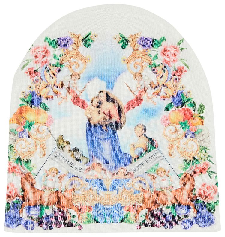 Supreme Heavenly Beanie White