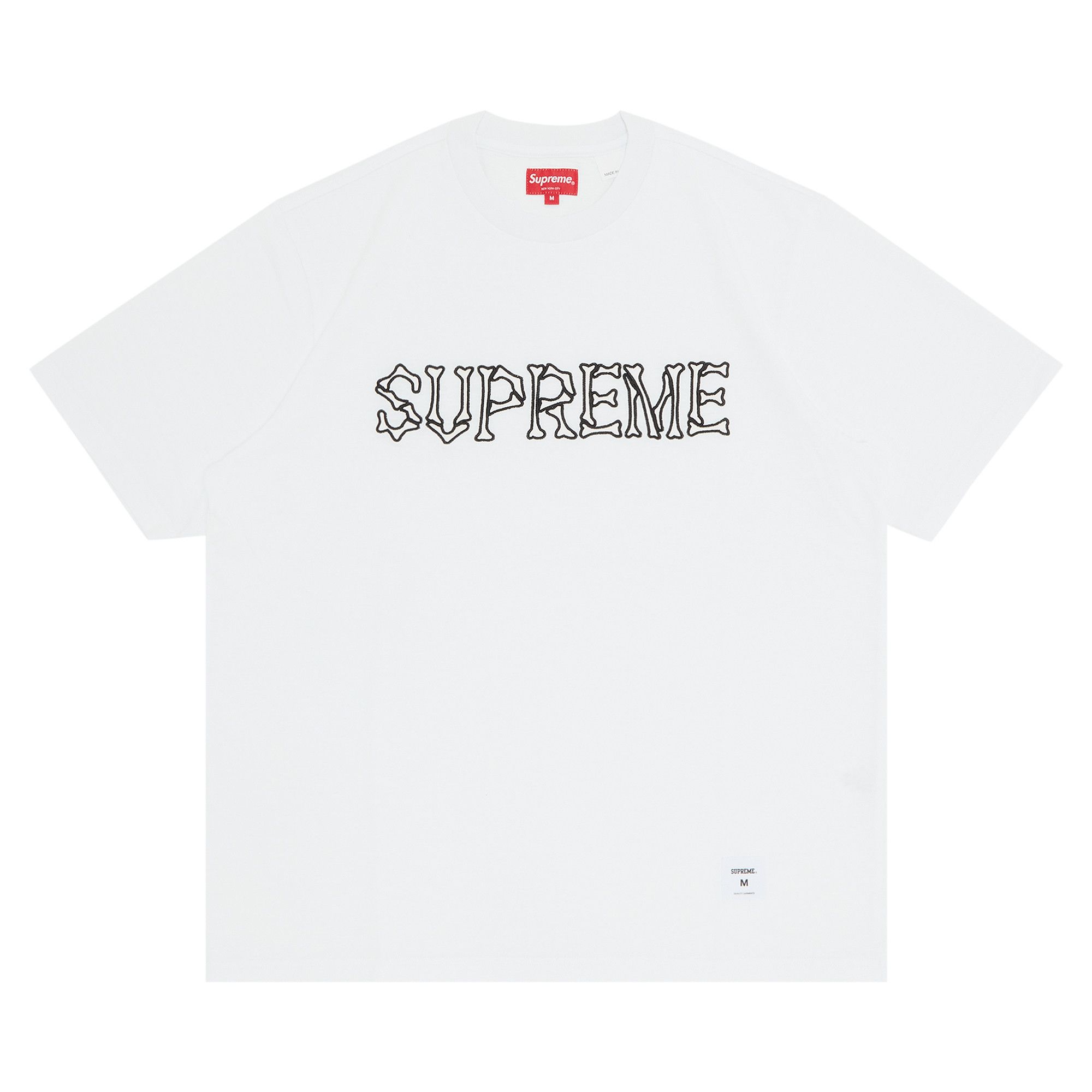 Buy Supreme Bones Short-Sleeve Top 'White' - FW22KN75 WHITE | GOAT
