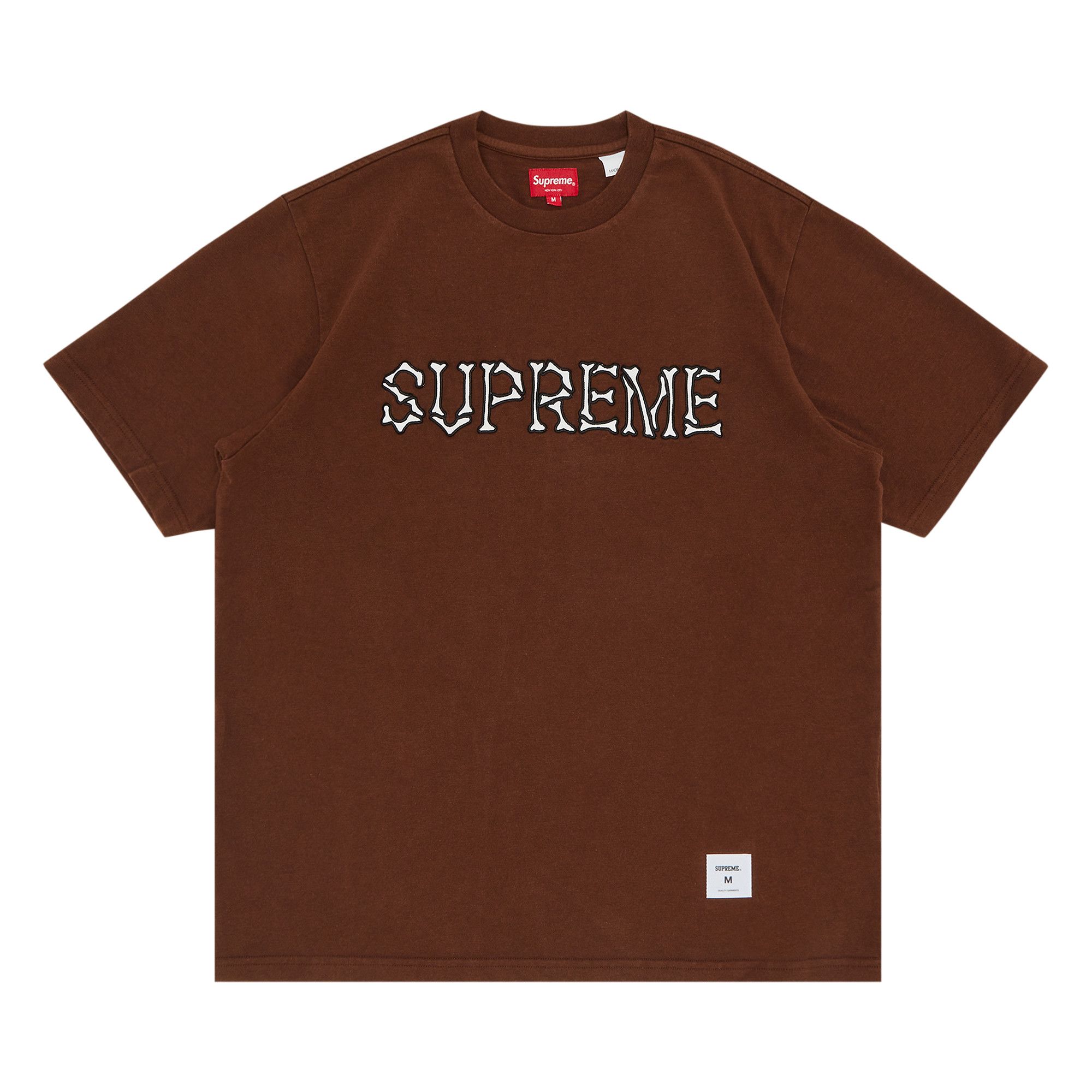Buy Supreme Bones Short-Sleeve Top 'Brown' - FW22KN75 BROWN