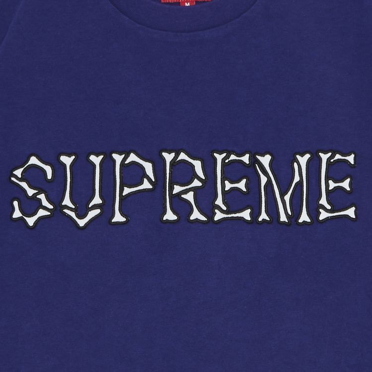 Supreme Bones Short Sleeve Top Dark Royal