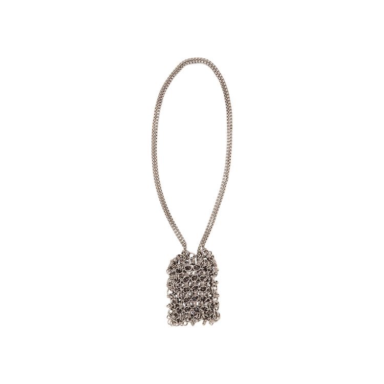 Buy GOAT Exclusive Martine Ali Chainmail Double Strap Bag In Gunmetal ...