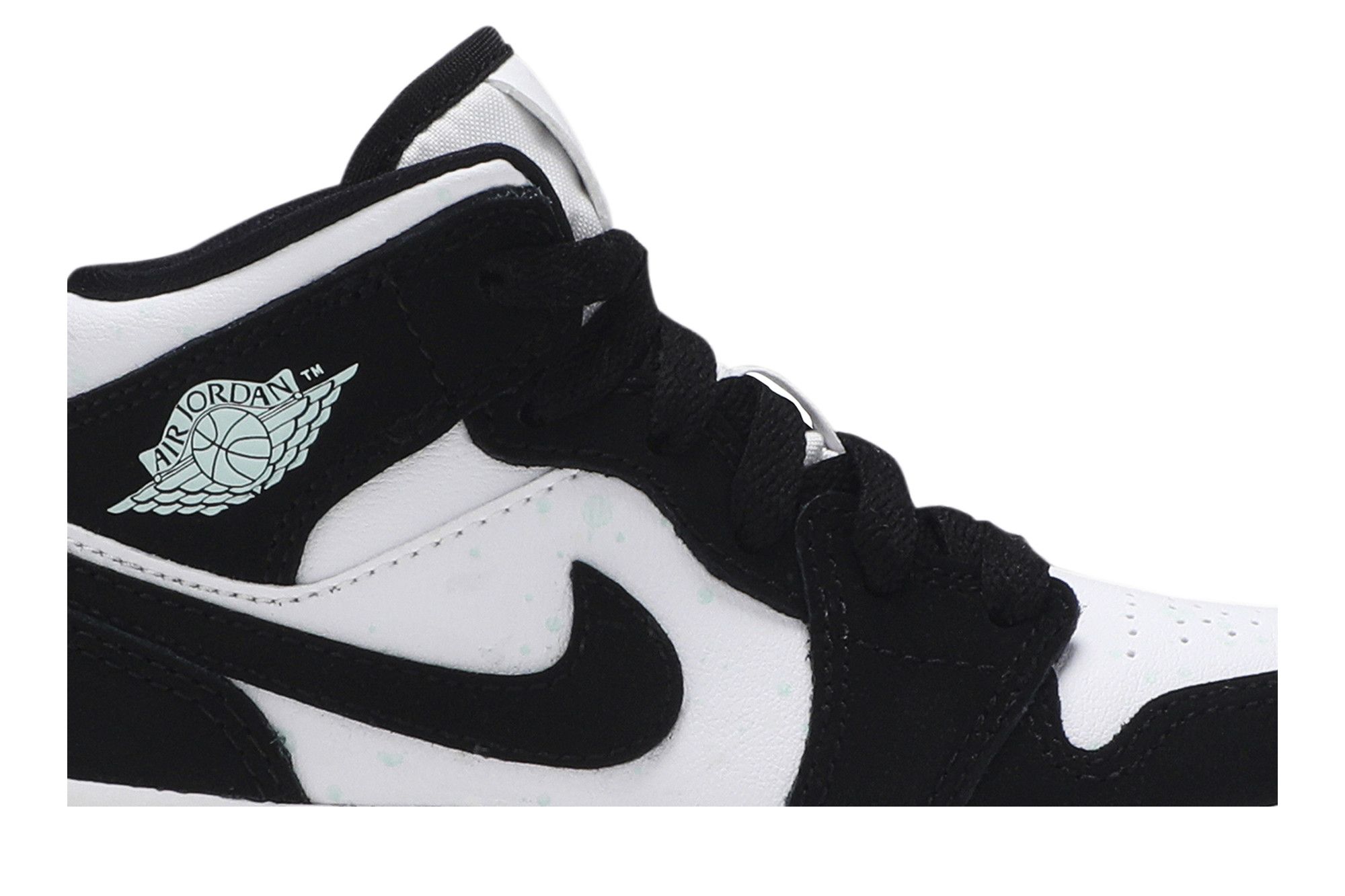 Buy Air Jordan 1 Mid SE PS 'Glow in the Dark Panda' - BQ6932