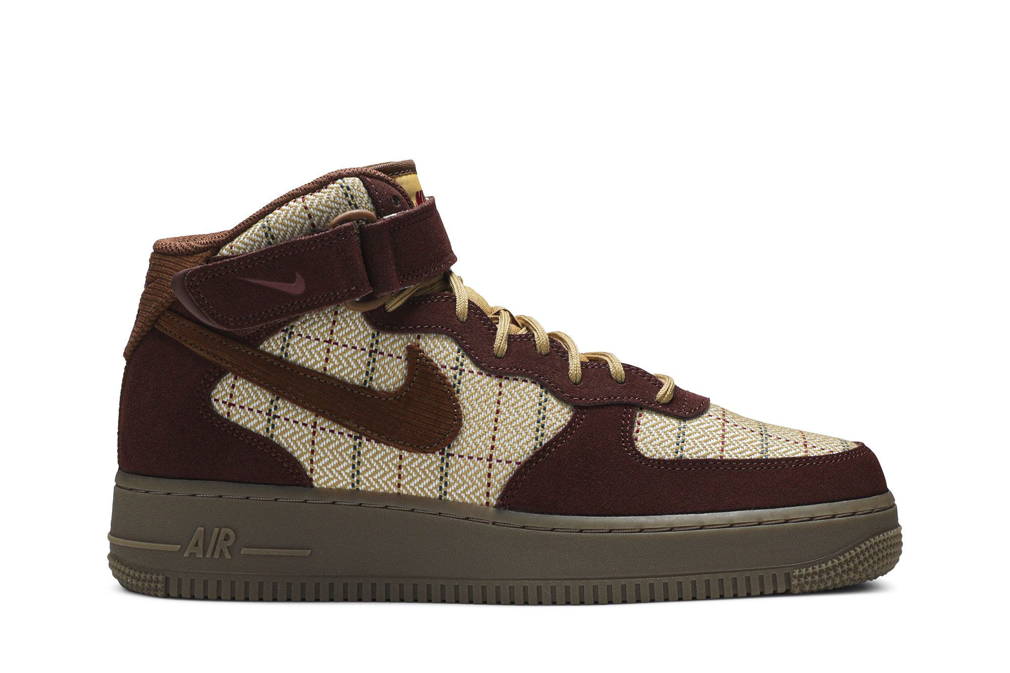Air force 1 lv8 mid braun discount