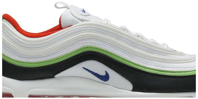 Nike Air Max 97 GS White Royal Green Nebula