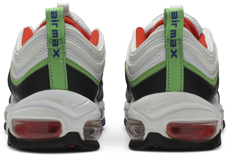 Nike Air Max 97 GS White Royal Green Nebula