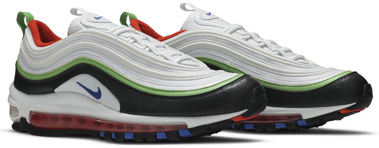 Nike Air Max 97 GS White Royal Green Nebula