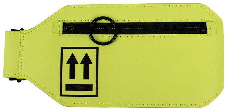 Off White Logo Pouch Belt Bag Green