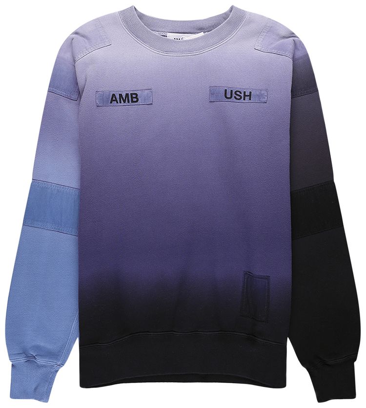 Ambush Patchwork Sweatshirt BlackMulti