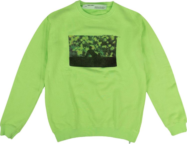 Off-White Graphic Design Sweater 'Neon'