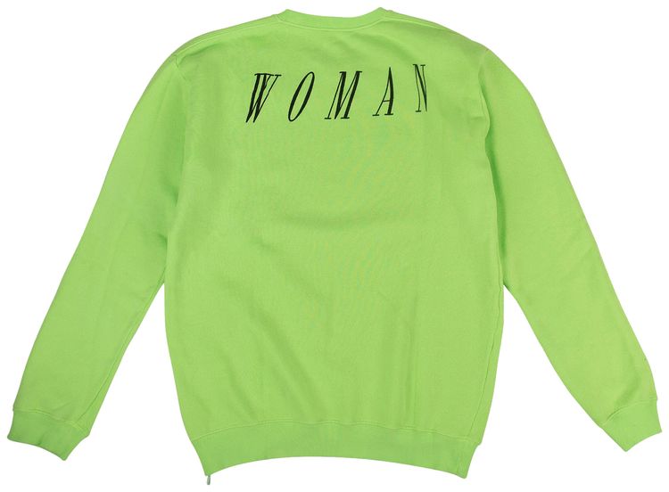 Off White Graphic Design Sweater Neon