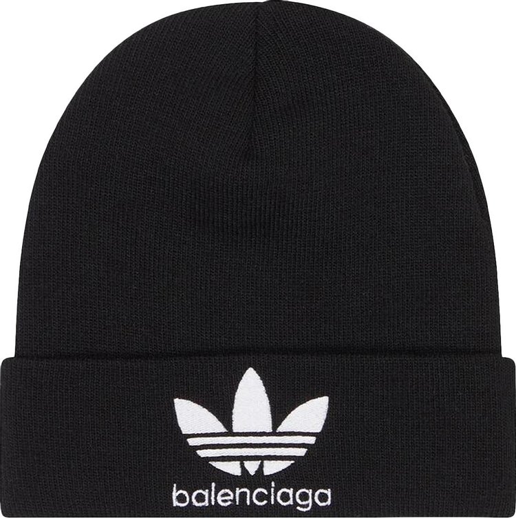 Buy Balenciaga x adidas Beanie In Black - 724009 443B1 1077 | GOAT