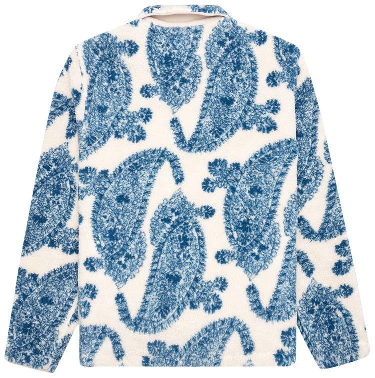 Stussy Big Paisley Full Zip Sherpa Natural