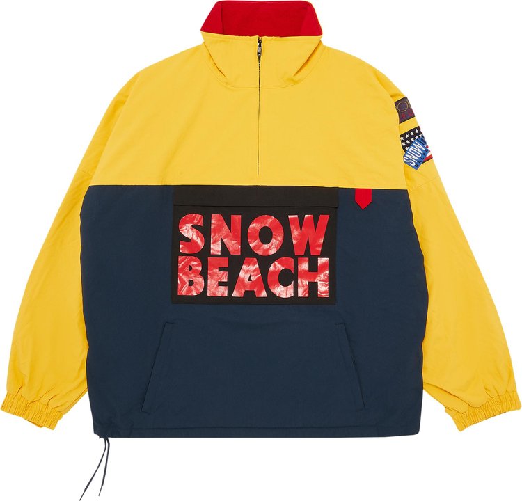 Polo Ralph Lauren Snow Beach Anorak In Yellow/Red/Blue